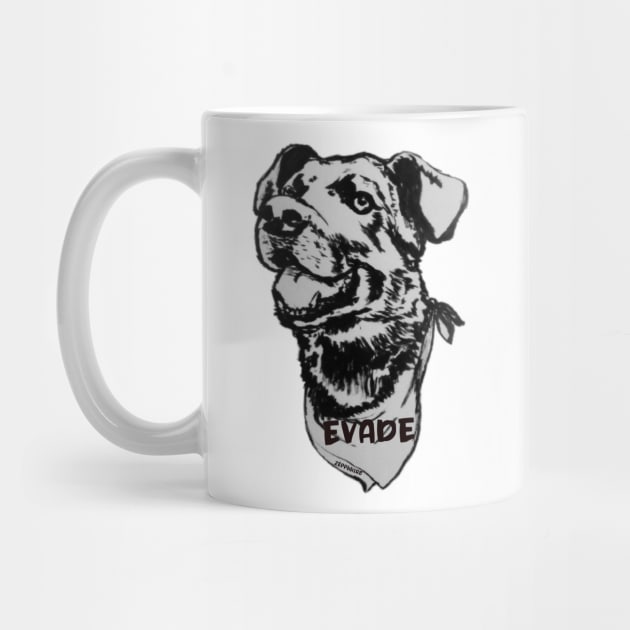 Negro Matapacos, the riot dog (evade, black and white) by Goth_ink